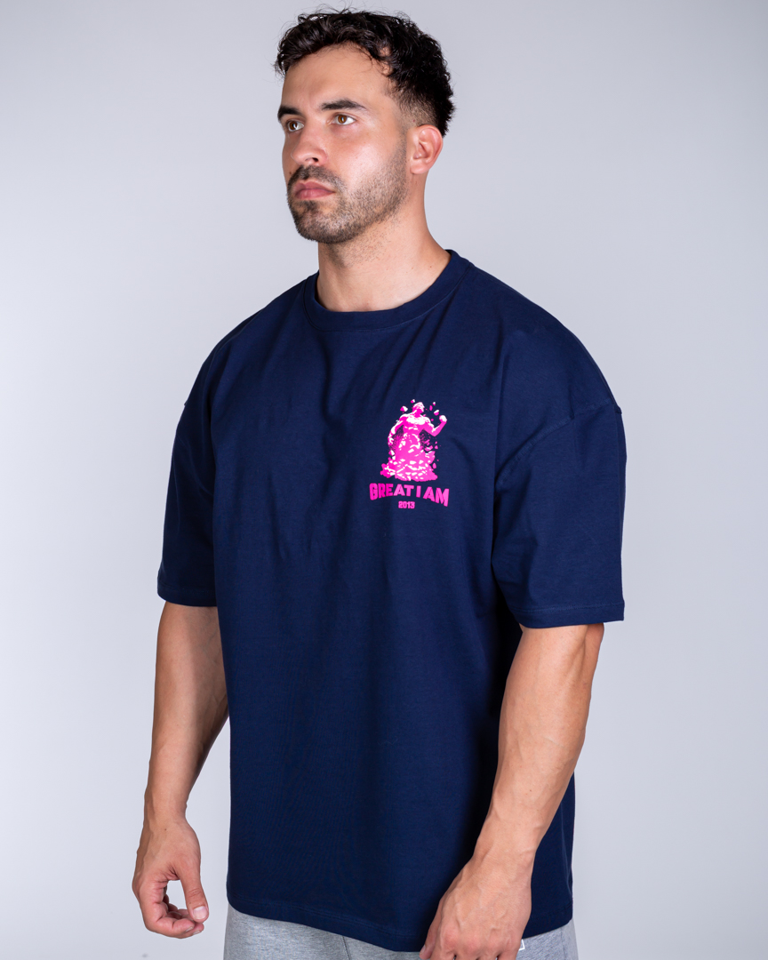 OVERSIZED T-SHIRT ONLY DISCIPLINE NAVY - Image 6