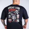 OVERSIZED T-SHIRT STRONGER THAN YESTERDAY BLACK - Great I Am