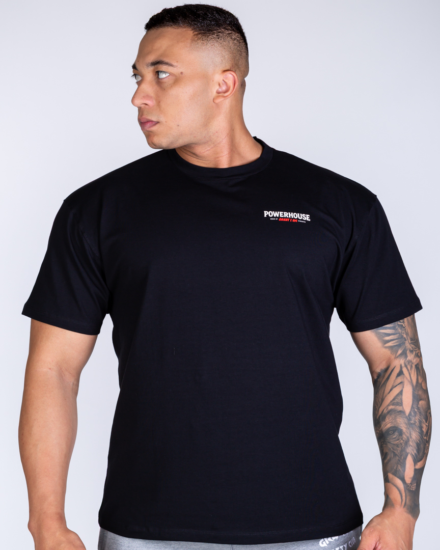 Alternative view of RELAXED T-SHIRT POWERHOUSE BLACK