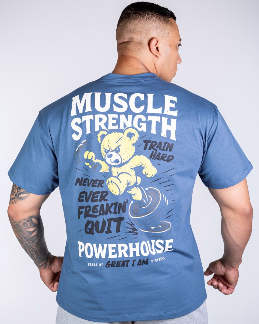 RELAXED T-SHIRT POWERHOUSE BLUE