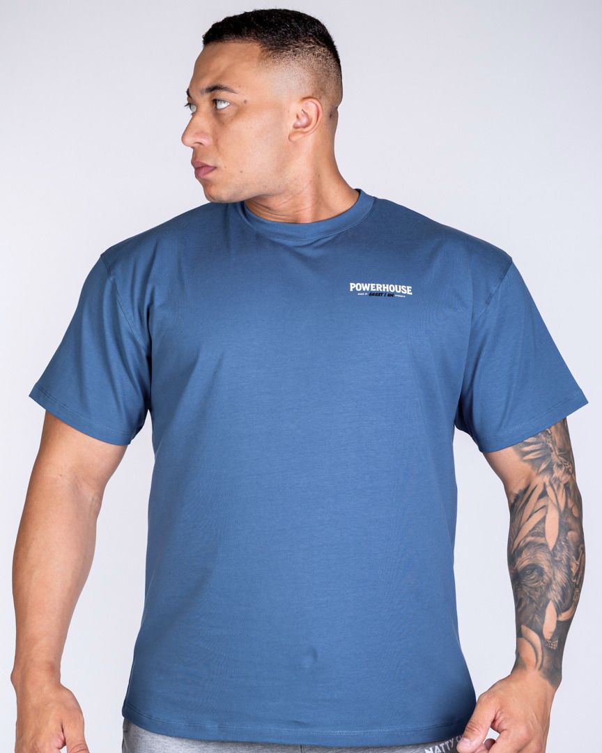 Alternative view of RELAXED T-SHIRT POWERHOUSE BLUE
