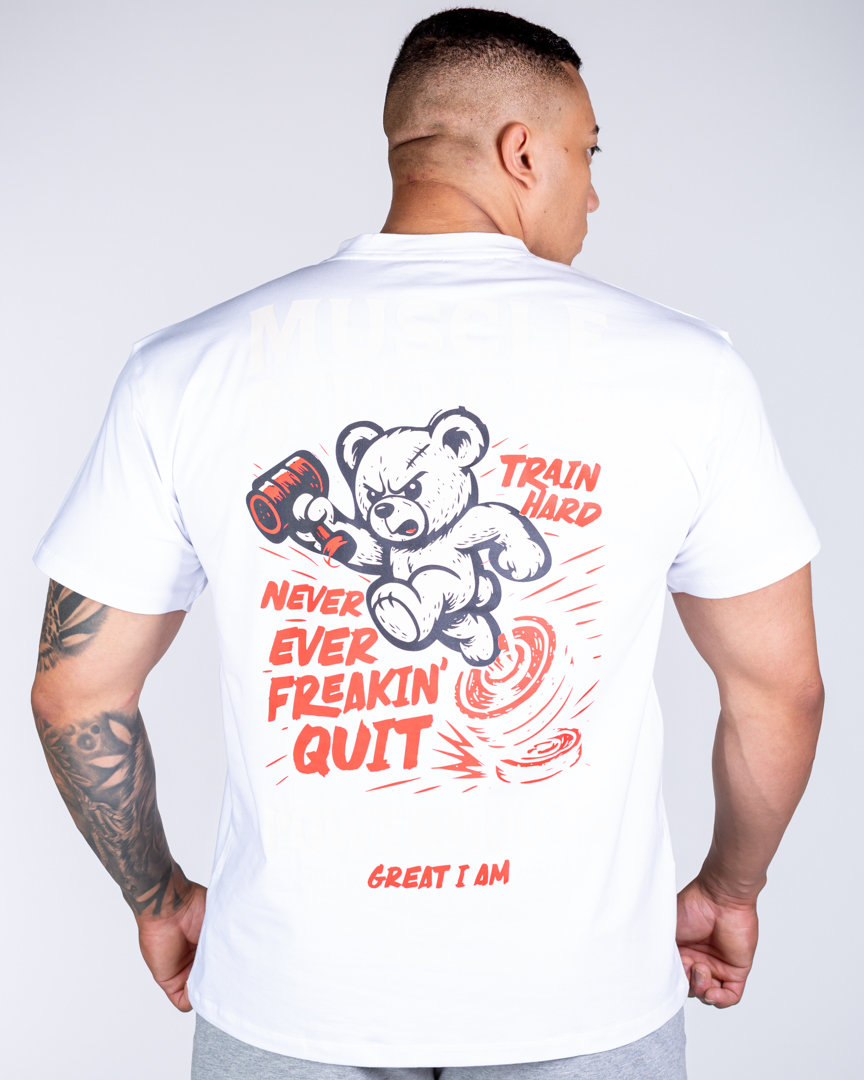 RELAXED T-SHIRT POWERHOUSE WHITE