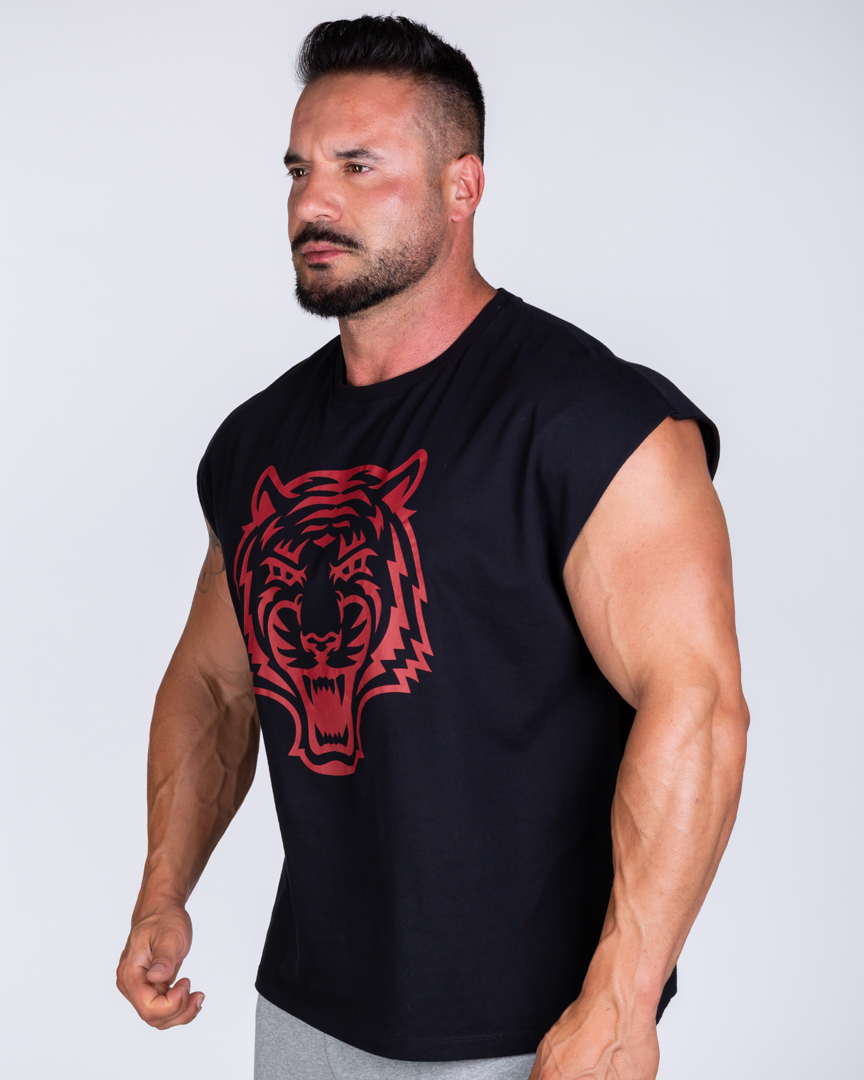 SLEEVELESS T-SHIRT WEIGHT OF IRON BLACK - Image 3