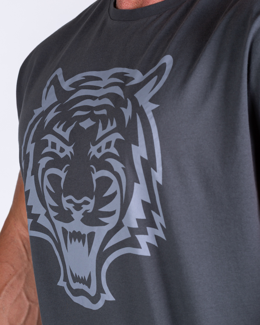 SLEEVELESS T-SHIRT WEIGHT OF IRON GREY - Image 5