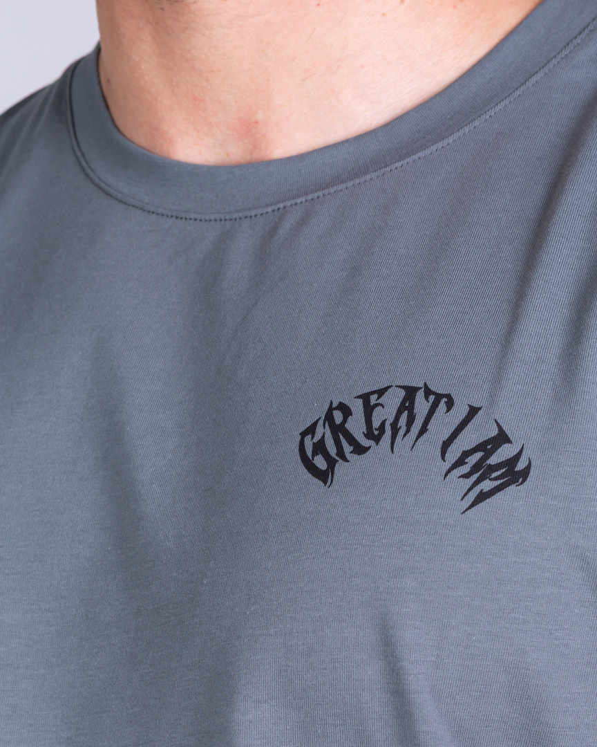 SLEEVELESS T-SHIRT NOT GIVEN GREY - Image 5