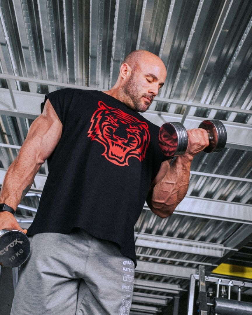 SLEEVELESS T-SHIRT WEIGHT OF IRON BLACK - Image 7