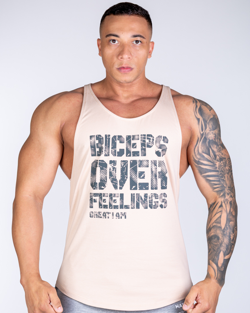 STRINGER BICEPS OVER FEELINGS BEIGE