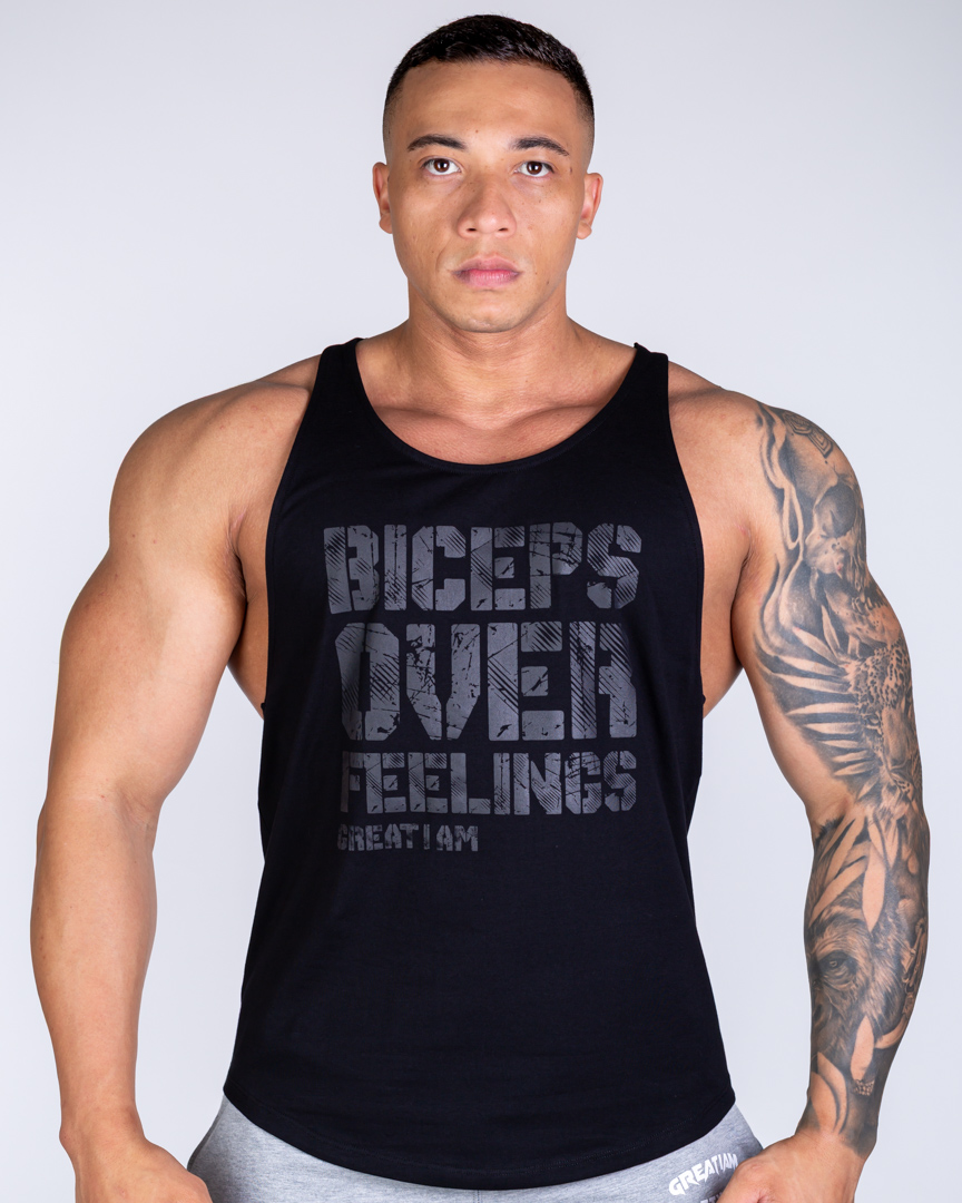 STRINGER BICEPS OVER FEELINGS BLACK