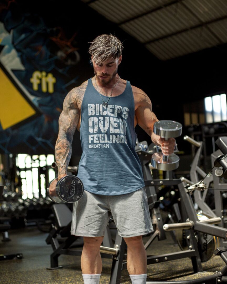 STRINGER BICEPS OVER FEELINGS BLUE - Great I Am