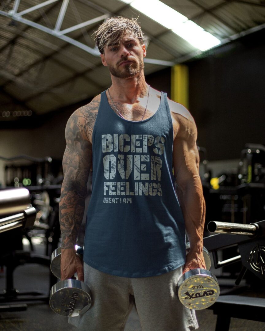 STRINGER BICEPS OVER FEELINGS BLUE - Great I Am
