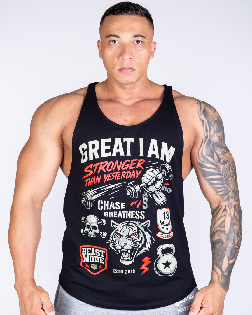 STRINGER STRONGER THAN YESTERDAY BLACK