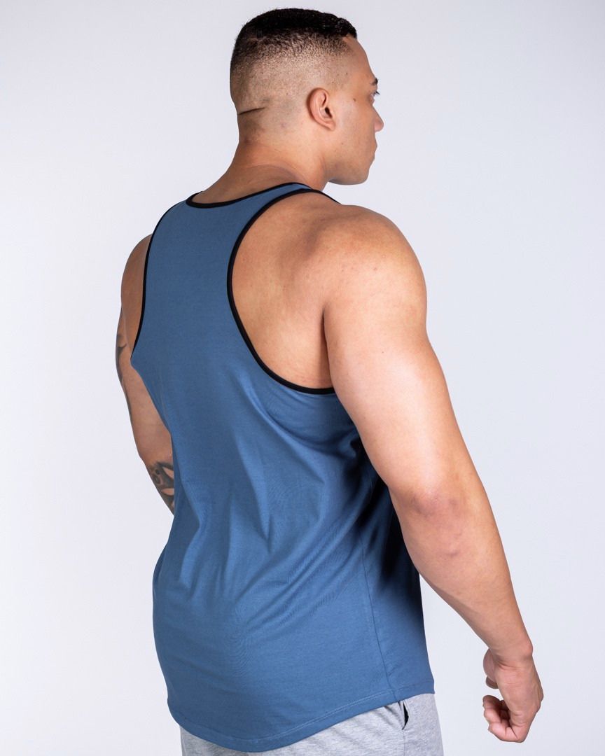 Alternative view of TANKTOP POWERHOUSE BLUE