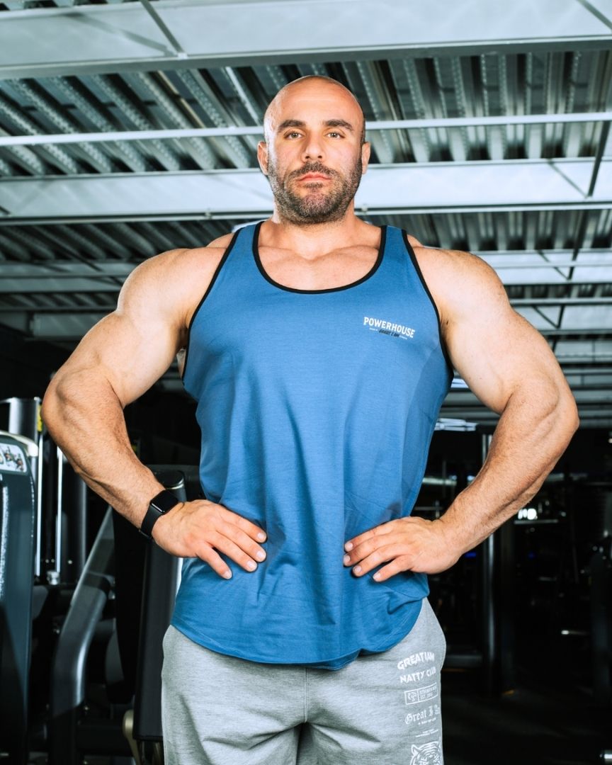 TANKTOP POWERHOUSE BLUE - Image 7