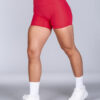 HIGH WAIST SHORTS SIGNATURE RED - Great I Am