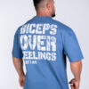 OVERSIZED T-SHIRT BICEPS OVER FEELINGS BLUE - Great I Am