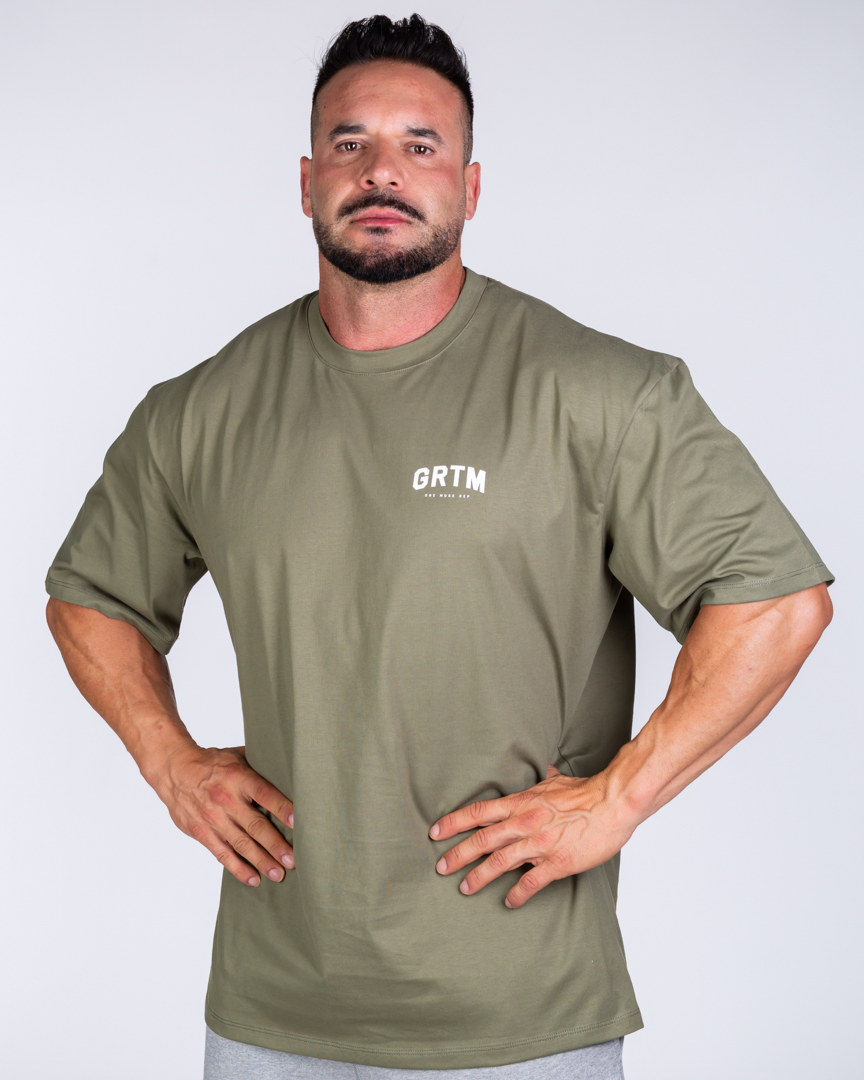 OVERSIZED T-SHIRT GRTM GREEN