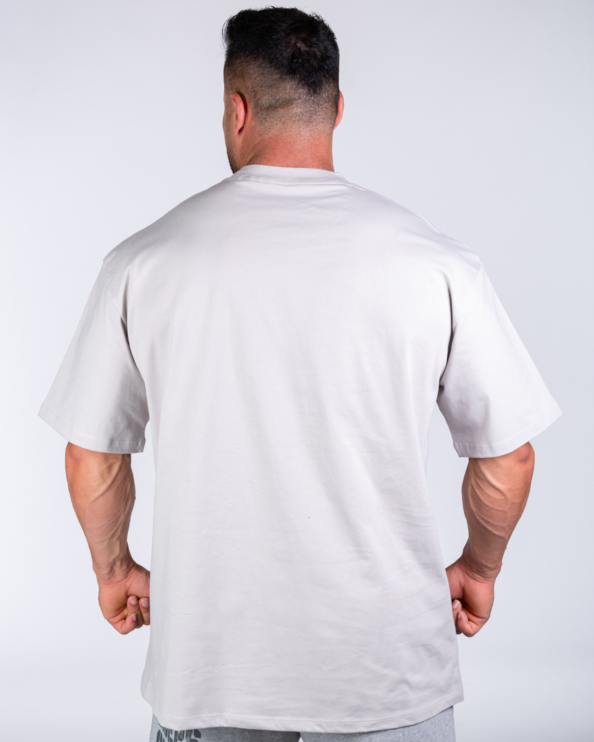 Alternative view of OVERSIZED T-SHIRT GRTM LIGHT GREY