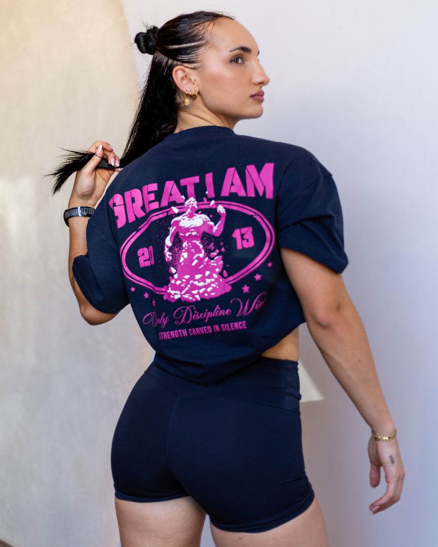 Oversized T-Shirt Only Discipline Great I Am