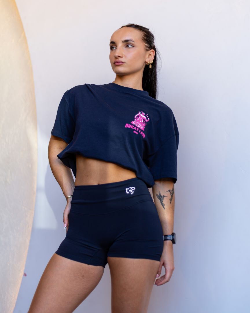 OVERSIZED T-SHIRT ONLY DISCIPLINE NAVY - Image 8