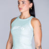 RIB TANKTOP GREAT I AM GREEN - Great I Am