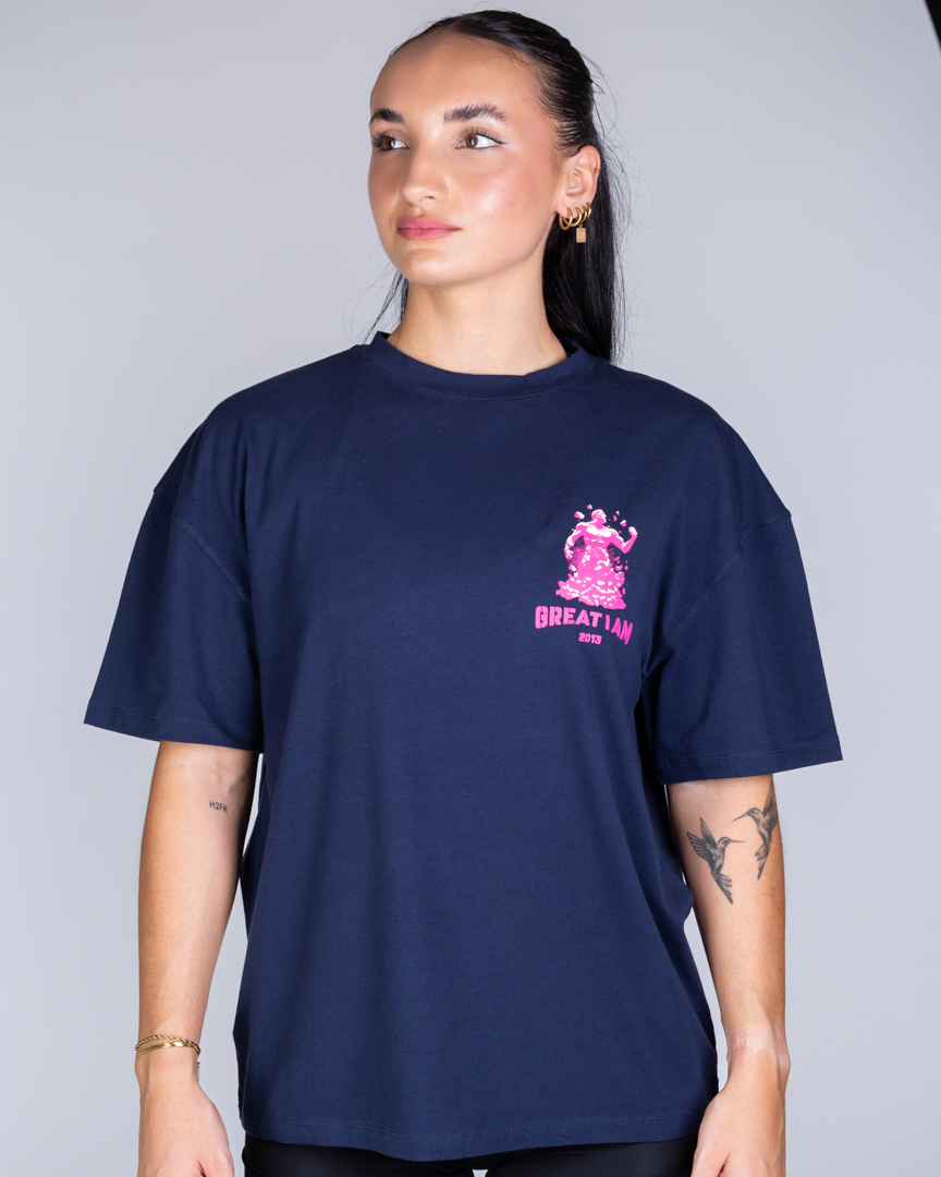 OVERSIZED T-SHIRT ONLY DISCIPLINE NAVY - Image 6