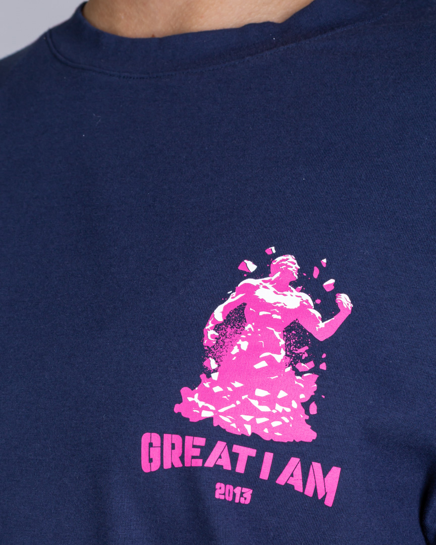 OVERSIZED T-SHIRT ONLY DISCIPLINE NAVY - Image 4