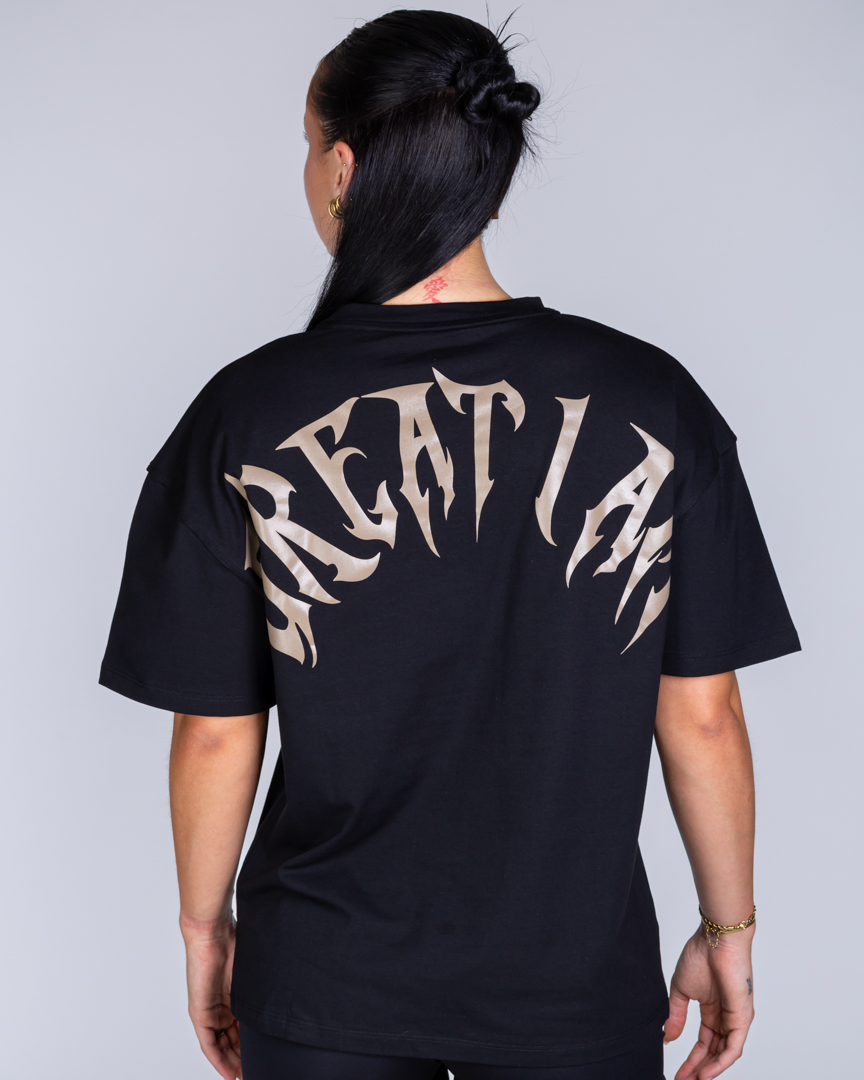 OVERSIZED T-SHIRT NOT GIVEN BLACK