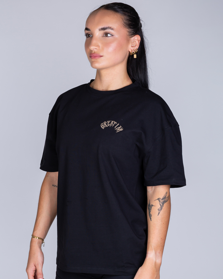 OVERSIZED T-SHIRT NOT GIVEN BLACK - Image 6