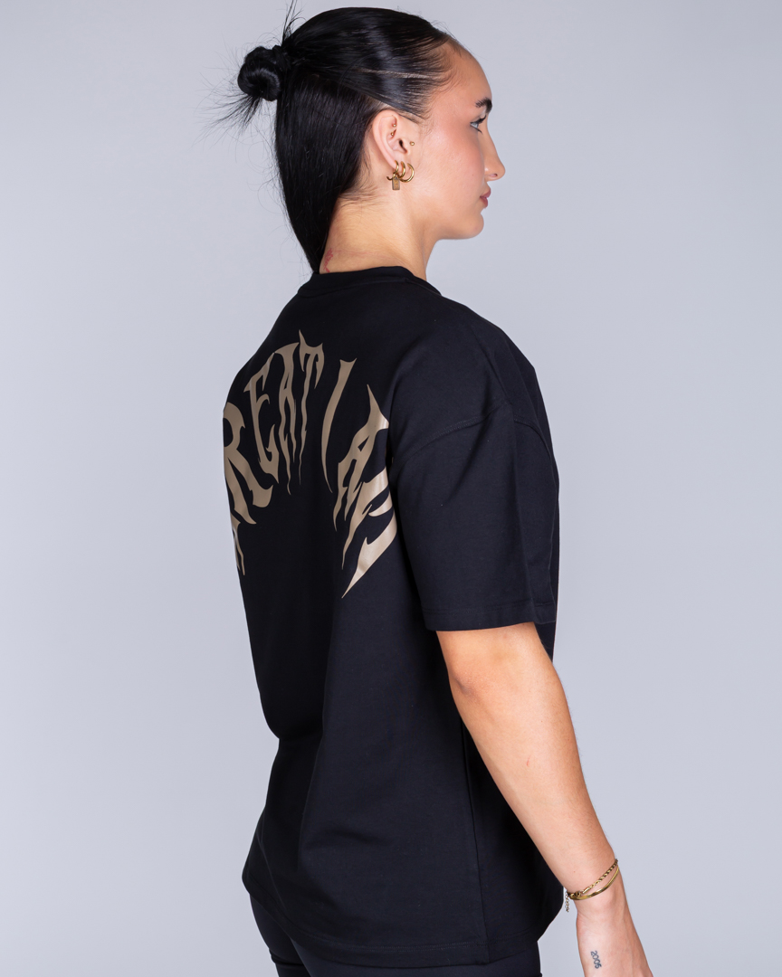 OVERSIZED T-SHIRT NOT GIVEN BLACK - Image 4