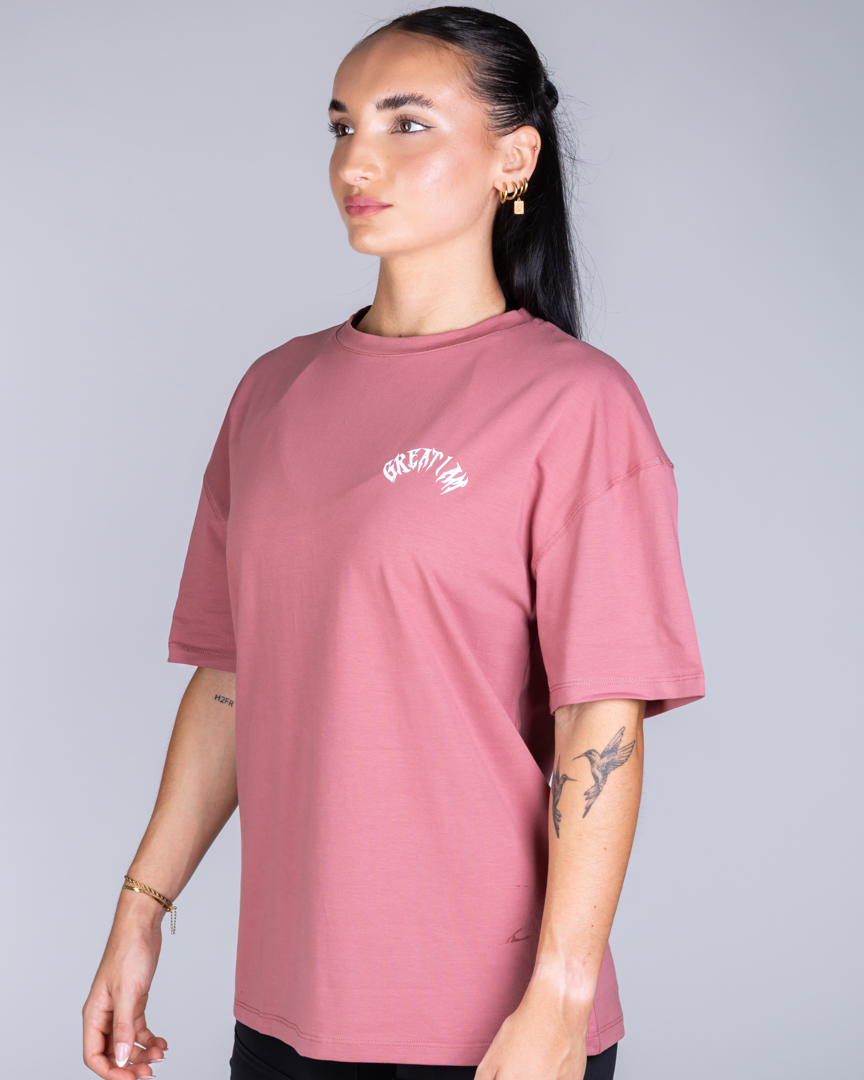 OVERSIZED T-SHIRT NOT GIVEN MAUVE - Image 4