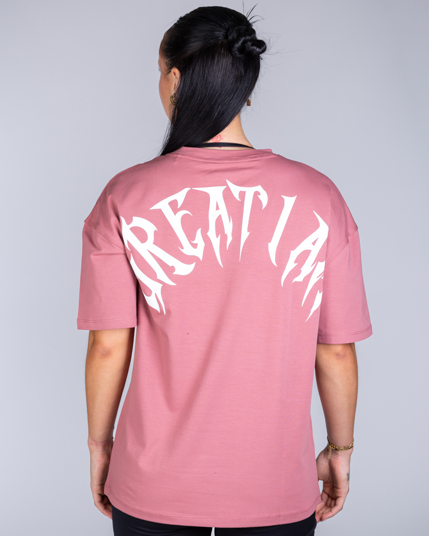 OVERSIZED T-SHIRT NOT GIVEN MAUVE