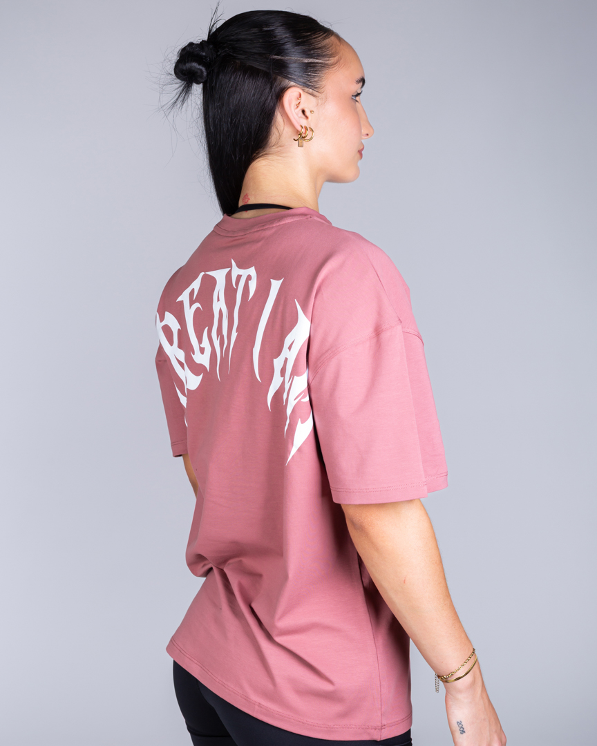 OVERSIZED T-SHIRT NOT GIVEN MAUVE - Image 5