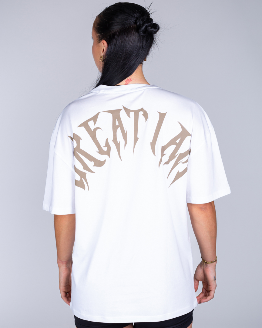 OVERSIZED T-SHIRT NOT GIVEN WHITE